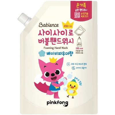 베비언스 핑크퐁 버블 핸드워시 파우더향 리필